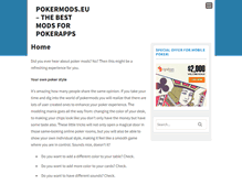 Tablet Screenshot of pokermods.eu